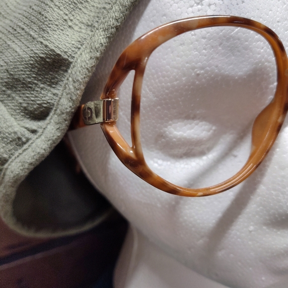 Christian Dior tortoise shell frames only retro hippie glasses 70's - Picture 3 of 11